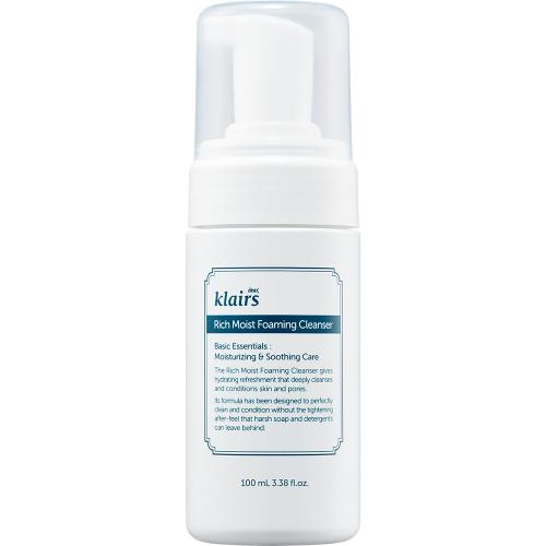 Dear Klairs Rich Moist Spuma de Curatare pentru Fata Hidratare si Curatare Profunda, 100 ml