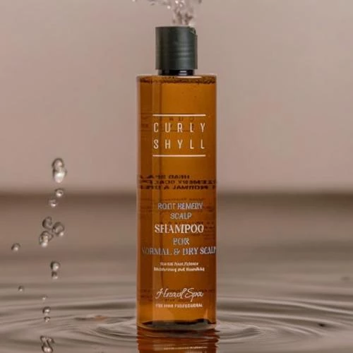 CURLY SHYLL Root Remedy Sampon pentru scalp normal si uscat 330 ml - Hidratare si Regenerare pentru scalp sensibil, 330 ml