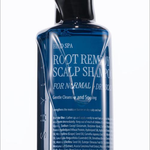 CURLY SHYLL Root Remedy Scalp Shampoo For Normal and Dry Scalp, 360ml - sampon formulat cu ulei de argan si ulei de jojoba, care contribuie la curatarea scalpului si a parului fara senzatie de uscaciune si la mentinerea confortului scalpului normal si uscat