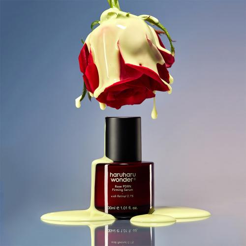 HARUHARU WONDER Rose PDRN Firming Serum - ser de fata formulat cu PDRN vegetal si 0.1% retinal, care contribuie la un aspect mai neted, luminos si uniform al pielii - 30 ml