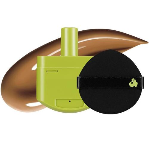 UNLEASHIA Satin Wear Healthy-Green Cushion Re-Feel fond de ten 35N Toffee - luminozitate si uniformizare, 15 gr