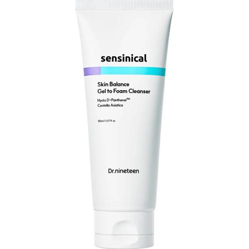 DR.NINETEEN Sensinical Skin Balance Gel to Foam Cleanser 150 ml - Spuma de curatare formulata cu acid hialuronic si pantenol, care contribuie la mentinerea hidratarii