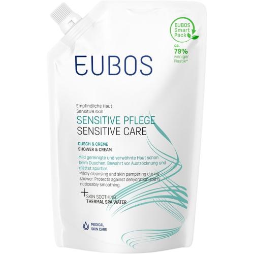 EUBOS Sensitive Care Shower and Cream gel de dus - calmare si hidratare, 400 ml