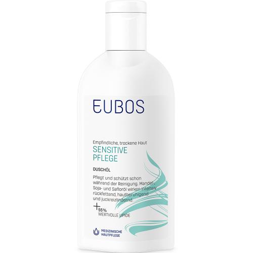 EUBOS Sensitive Care Shower Oil ulei de dus - hidratare si protectie, 200 ml