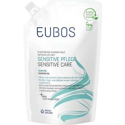 EUBOS Sensitive Care Shower Oil ulei de dus - hidratare si protectie, 400 ml