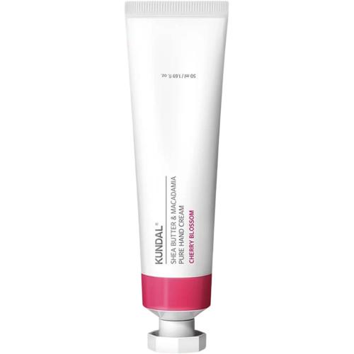 KUNDAL Shea Butter si Macadamia Pure Hand Cream crema de maini Cherry Blossom - hidratare si protectie, 50 ml