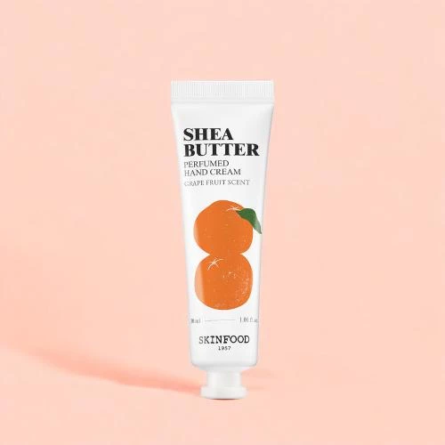  Cremă de mâini parfumată Skinfood cu unt de shea și aromă de grapefruit - 30 ml