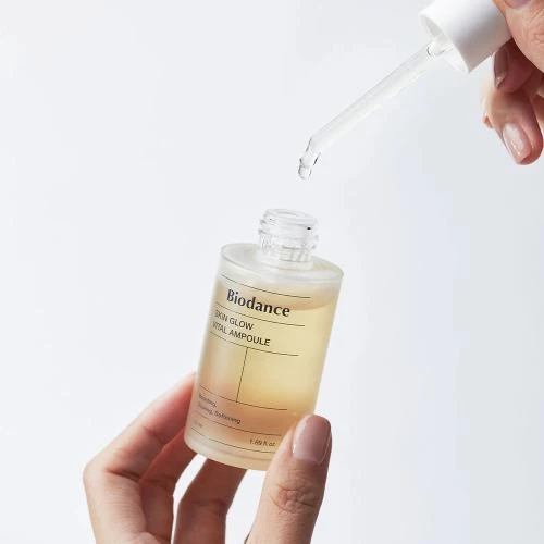 Biodance Skin Glow Ser Iluminator Vital - Probiotice si Acid Hialuronic pentru Hidratare si Stralucire, 50 ml