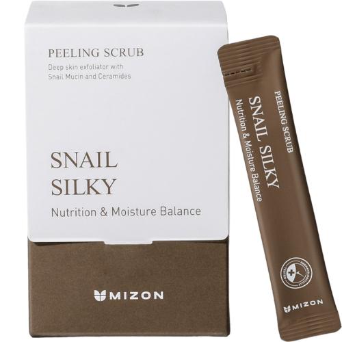 MIZON Snail Silky Peeling Scrub Exfoliant hidratant 40 buc