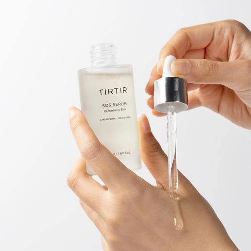 TIRTIR SOS Serum Ser Pentru Fata Hidratant Antirid - Hidratare Intensa si Efect Antirid, 50 ml