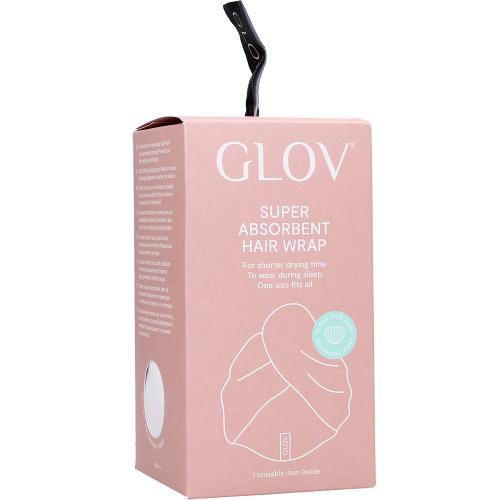 GLOV Spa Line Prosop pentru par Microfibra Alb - Uscare Rapida si Protectie Delicata pentru Par