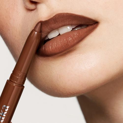 LAKA Stain Lip Liner - creion contur buze pentru conturarea si definirea buzelor si pentru umplerea buzelor, cu textura cremoasa, usor de aplicat si estompat - 07 Espresso Temper