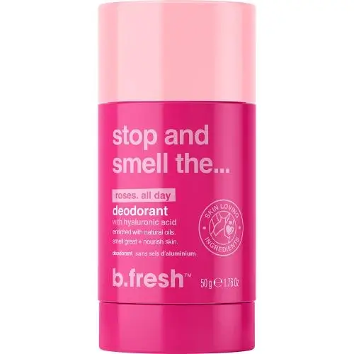B.fresh Stop And Smell The... deodorant natural Roses All Day - fara aluminiu si parabeni, hidratare si protectie delicata, 50 gr