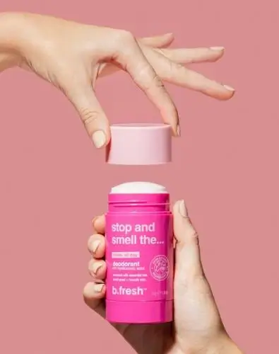 B.fresh Stop And Smell The... deodorant natural Roses All Day - fara aluminiu si parabeni, hidratare si protectie delicata, 50 gr