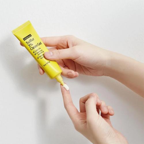 By Wishtrend Clear Skin Gel hidratant pentru fata Sulf 3% - Anti-acnee si hidratare intensa, 30 gr