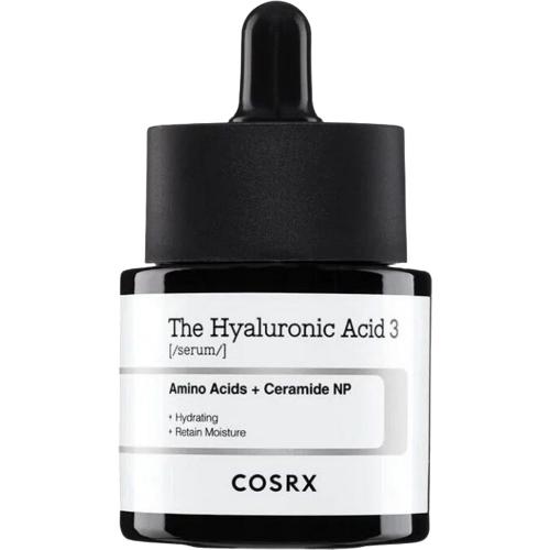 COSRX The Hyaluronic Acid 3 Serum, 20 ml - ser de fata formulat cu acid hialuronic si Ceramide NP, care contribuie la hidratarea pielii si la mentinerea nivelului optim de hidratare