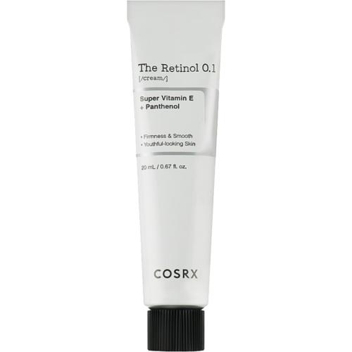 COSRX The Retinol 0.1, 20 ml - crema de fata formulata cu retinol pur si pantenol, care contribuie la diminuarea liniilor fine cauzate de pielea uscata si la mentinerea hidratarii pielii