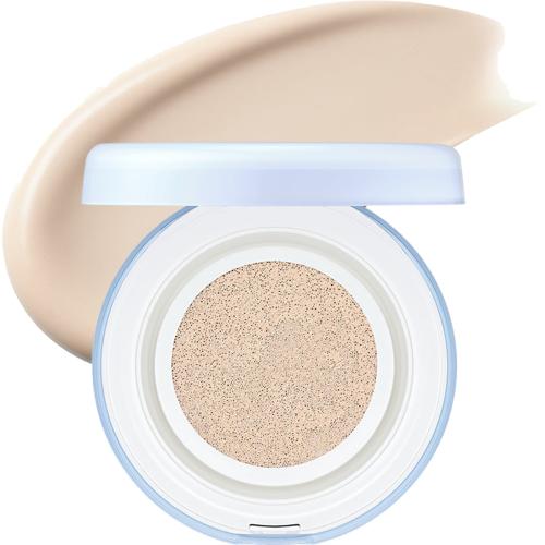 BLACK ROUGE Thin Layer Clear Cushion - fond de ten cushion cu textura lejera, finisaj semi-stralucitor si protectie solara SPF50+ PA++++, care contribuie la uniformizarea aspectului tenului si la estomparea vizibila a imperfectiunilor si la metinerea confortului pielii - 14 gr - 21C Clear
