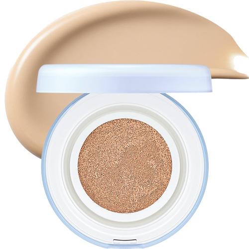 BLACK ROUGE Thin Layer Clear Cushion - fond de ten cushion cu textura lejera, finisaj semi-stralucitor si protectie solara SPF50+ PA++++, care contribuie la uniformizarea aspectului tenului si la estomparea vizibila a imperfectiunilor - 25C Nuts