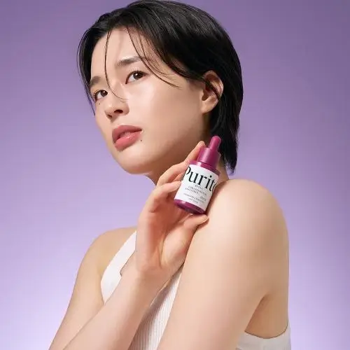 PURITO Timeless Bloom Ser facial anti-rid cu Bakuchiol - Fermitate si hidratare intensa, 30 ml