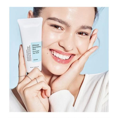 COSRX Ultimate Nourishing Masca de fata pentru noapte cu extract de orez - Hidratare si Stralucire, 60 ml
