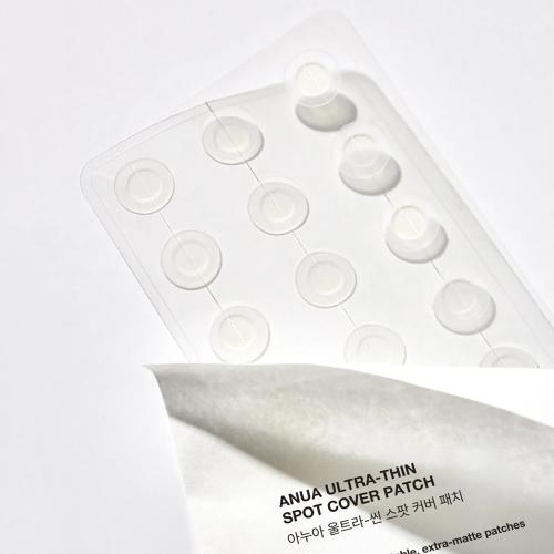 ANUA Ultra-Thin Spot Cover Patch Plasturi - protectie si absorbtie sebum, 75 buc