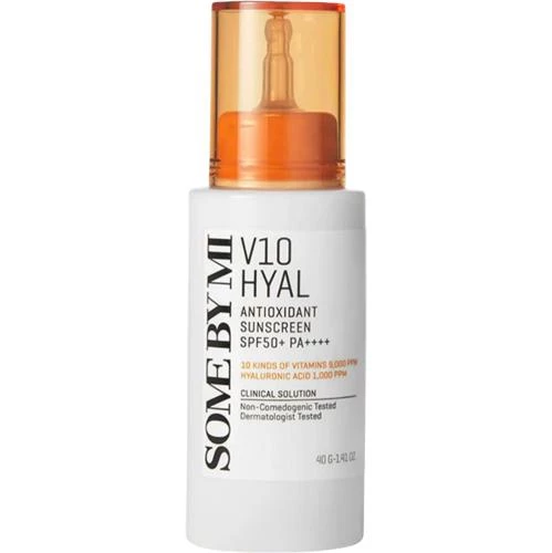 SOME BY MI V10 Hyal Antioxidant Sunscreen crema de fata - hidratare si calmare, 40 ml