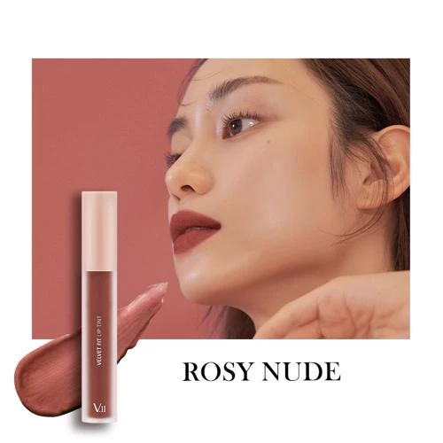 VILLAGE 11 FACTORY Velvet Fit Ruj Lichid Rosy Nude - Hidratare Intensiva si Efect Mat Catifelat, 4.5g