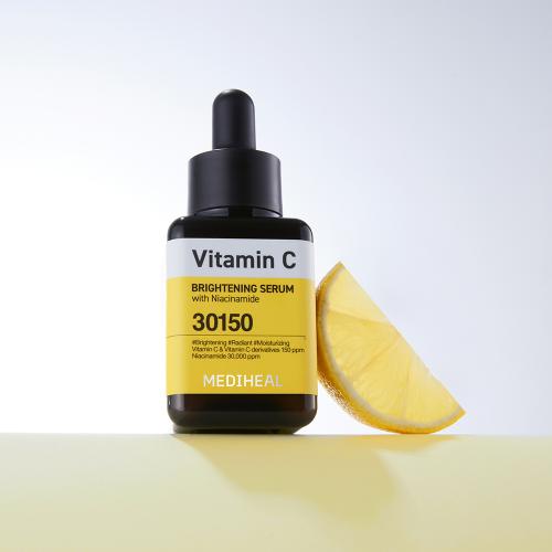 MEDIHEAL Vitamin C Brightening Serum - ser de fata formulat cu vitamina C si niacinamida, care contribuie la iluminarea si uniformizarea tenului si la metinerea aspectului suplu al pielii - 40 ml