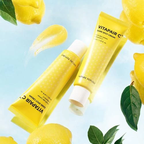 ​Nature Republic Vitapair C Dark Spot Face Cream Twin Pack – Cremă iluminatoare cu Vitamina C 2x50 ml​