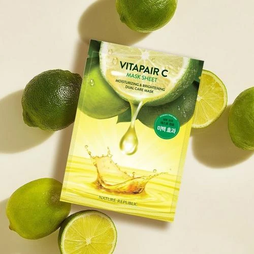 NATURE REPUBLIC Vitapair C Masca de fata cu vitamina C Luminozitate - Iluminare si hidratare intensa, 25 ml