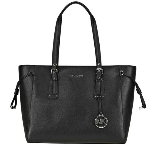 Michael michael kors voyager shop small crossgrain leather tote bag