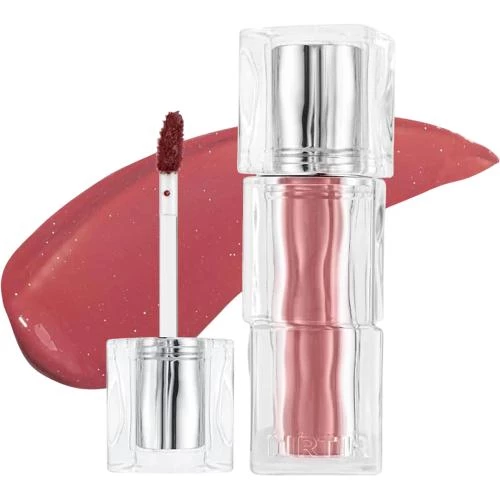 TIRTIR Waterism Glow Tint Nuantator pentru buze 03 Sand Mond - Hidratare Intensa, Stralucire Glossy si Culoare Rezistenta, 4 gr