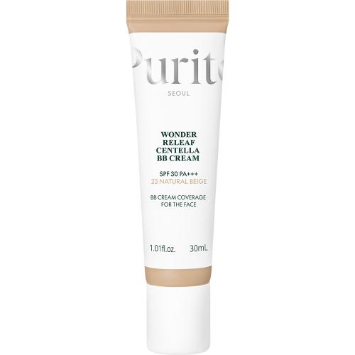 PURITO Wonder Releaf Crema Coloranta pentru Fata 23 Natural Beige - Calmanta cu Centella si Protectie UV, 30 ml