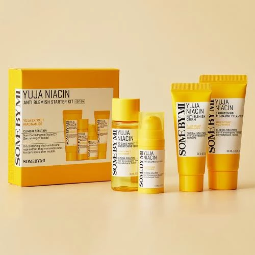 Yuja Anti Blemish Starter Kit Set pentru uniformizarea nuantei tenului