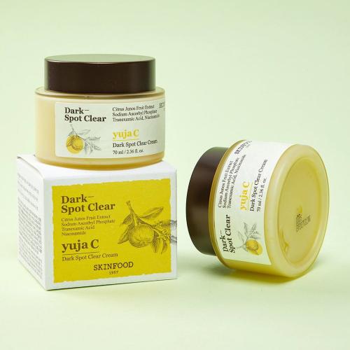 SKINFOOD Yuja C Crema pentru fata anti-pete - Luminozitate si hidratare intensa cu vitamina C, 70 ml