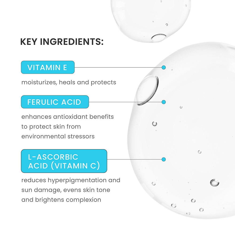 10% Vitamin C + E Ferulic Acid Serum Ser de fata cu efect iluminator 120 ml