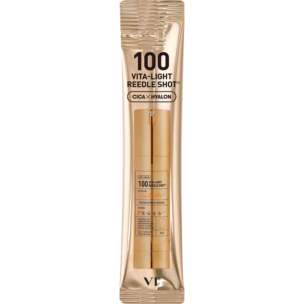 VT COSMETICS 100 Vita-Light Reedle Shot Ser de fata - luminozitate si hidratare, 2ml x 10 buc