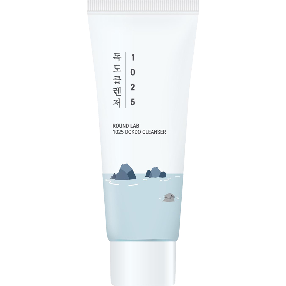 ROUND LAB 1025 Dokdo Cleanser, 40 ml - spuma de curatare formulata cu apa de mare adanca si pantenol, care contribuie la indepartarea excesului de sebum, impuritatilor si reziduurilor de machiaj si la mentinerea hidratarii pielii dupa spalare