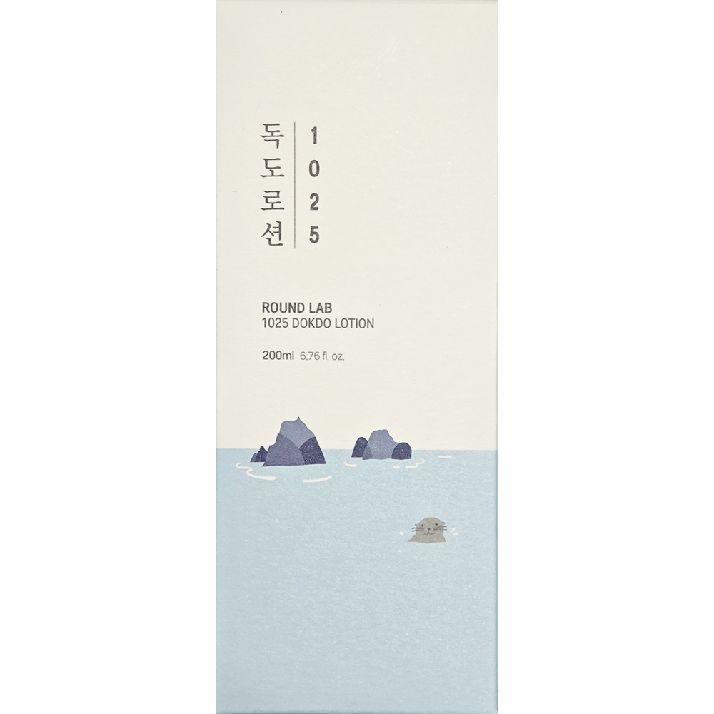 ROUND LAB 1025 Dokdo Lotion - lotiune de fata formulata cu apa de mare adanca si acid hialuronic, care contribuie la hidratarea pielii si la mentinerea confortului cutanat - 200 ml