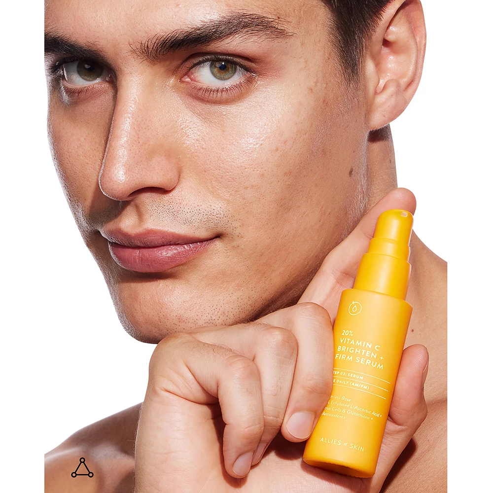 Allies of Skin 20% Vitamin C – Ser de Față pentru Iluminare și Fermitate, 30 ml | Made in US 