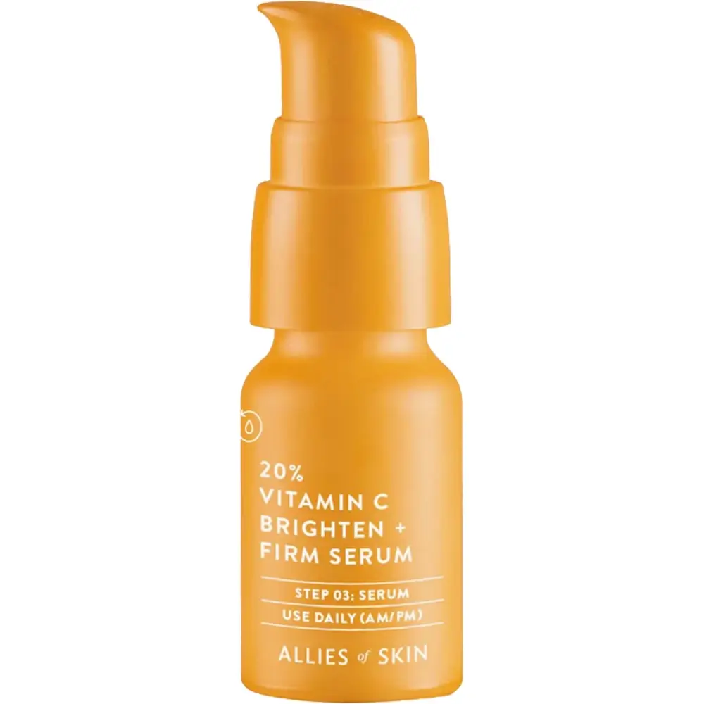 ALLIES OF SKIN 20% Vitamin C Luminozitate Ser de fata - Iluminare Intensa si Fermitate Antioxidanta, 8 ml