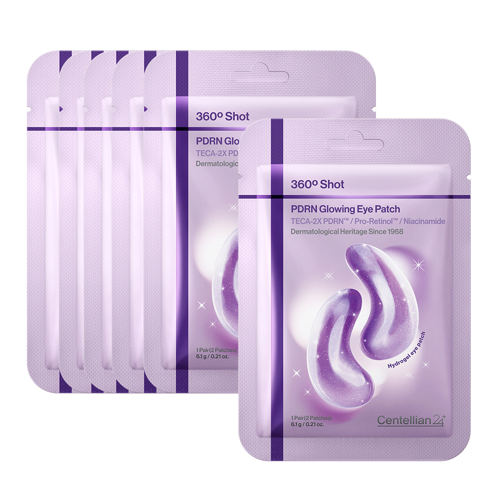 360 Shot PDRN Glowing Eye Patch Benzi pentru ochi 6 buc
