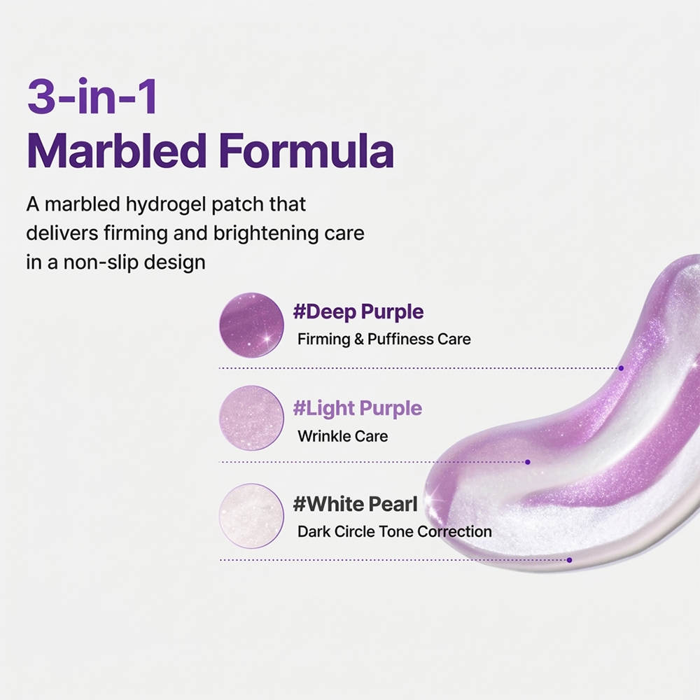 360 Shot PDRN Glowing Eye Patch Benzi pentru ochi 6 buc