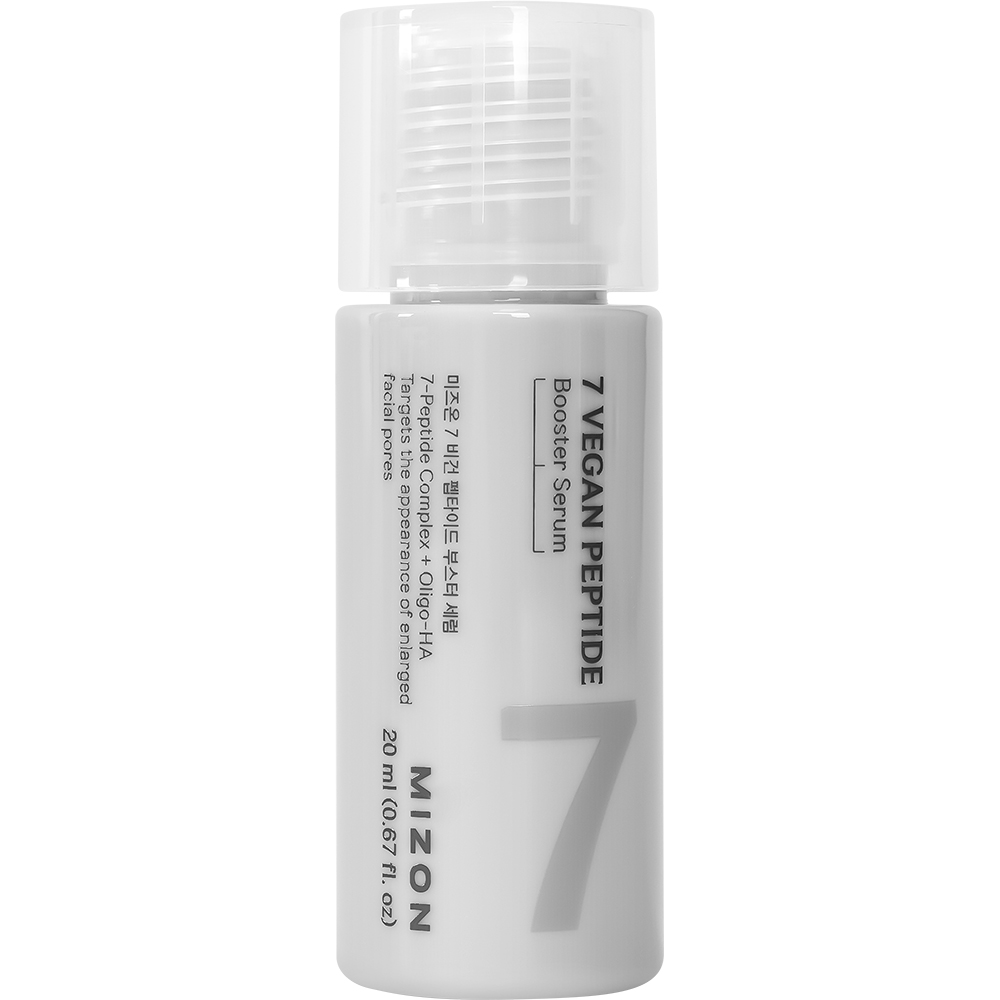 MIZON 7 Vegan Peptide Booster Serum - ser de fata formulat cu peptide vegane si acid hialuronic, care contribuie la hidratarea pielii si la mentinerea confortului cutanat - 20 ml