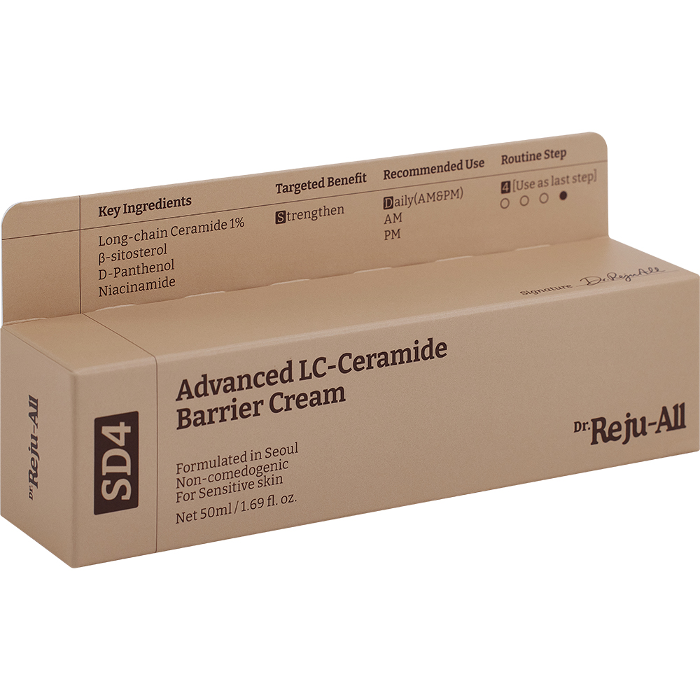 DR.REJU-ALL Advanced LC-Ceramide Barrier Cream - crema de fata formulata cu ceramide si niacinamida, care contribuie la hidratarea pielii si la metinerea confortului cutanat - 50 ml