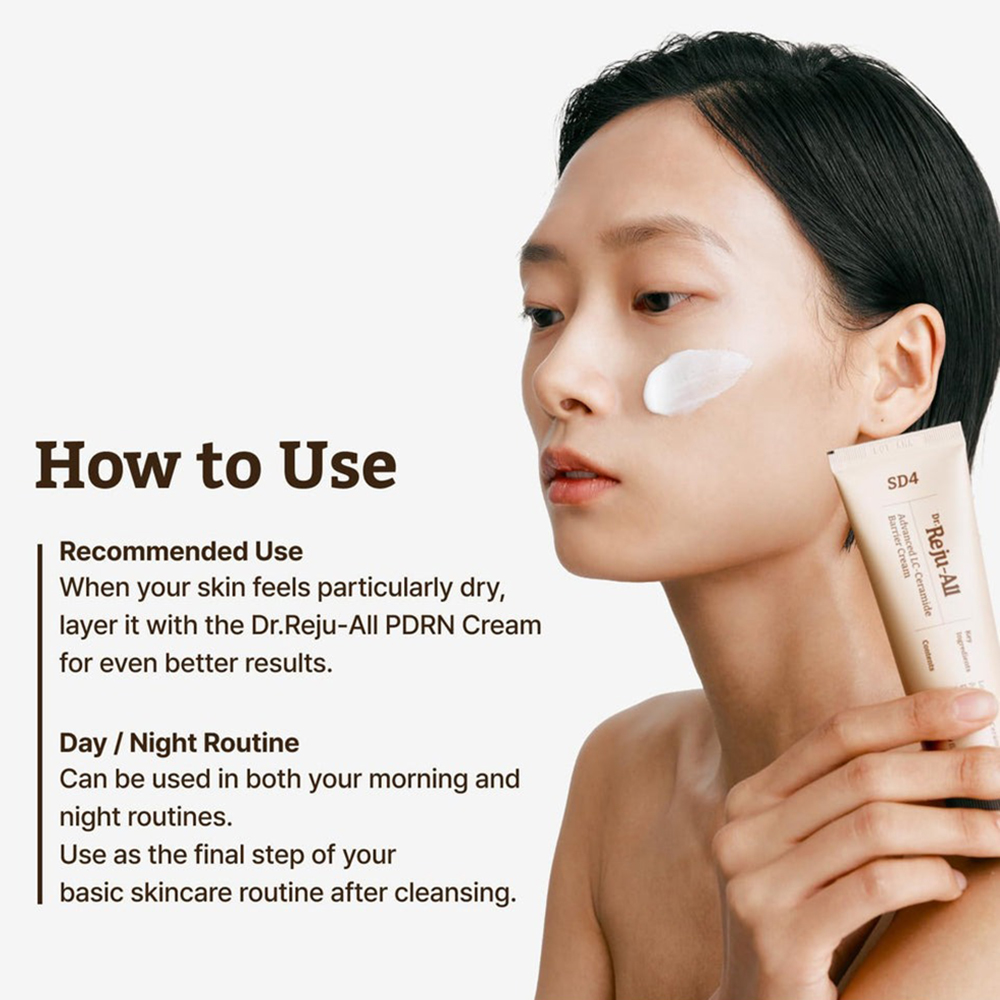 DR.REJU-ALL Advanced LC-Ceramide Barrier Cream - crema de fata formulata cu ceramide si niacinamida, care contribuie la hidratarea pielii si la metinerea confortului cutanat - 50 ml