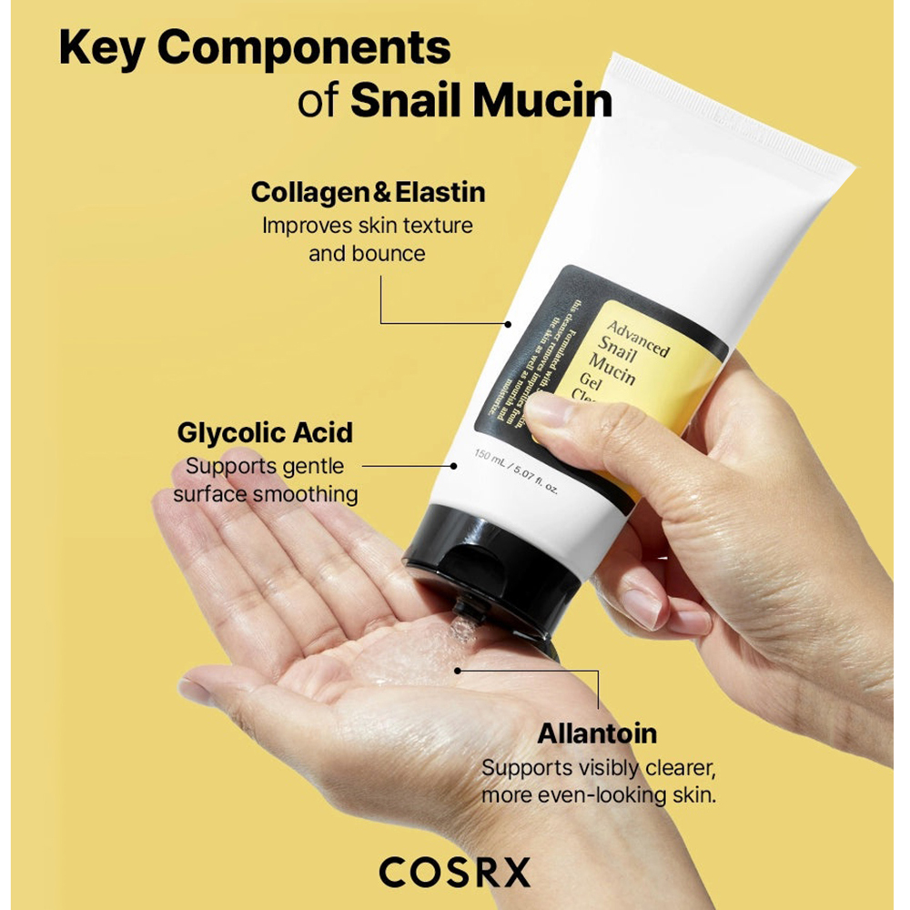 Advanced Snail Mucin Gel Cleanser Gel de curatare 150 ml