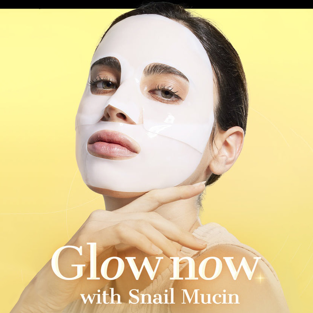 Advanced Snail Mucin Glass Glow Hydrogel Mask Masca de fata 34 gr