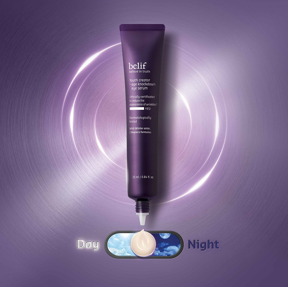 BELIF Youth Creator Ser pentru ochi Age Knockdown - Fermitate si hidratare, 25 ml